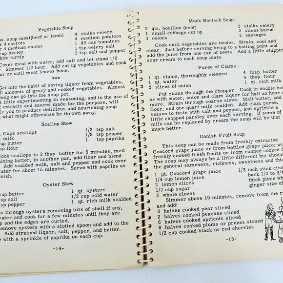 1949 Cape Cod Kitchen Secrets Community Cookbook Yarmouth Massachusetts Hospital - Picture 7 of 11